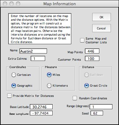 map dialog